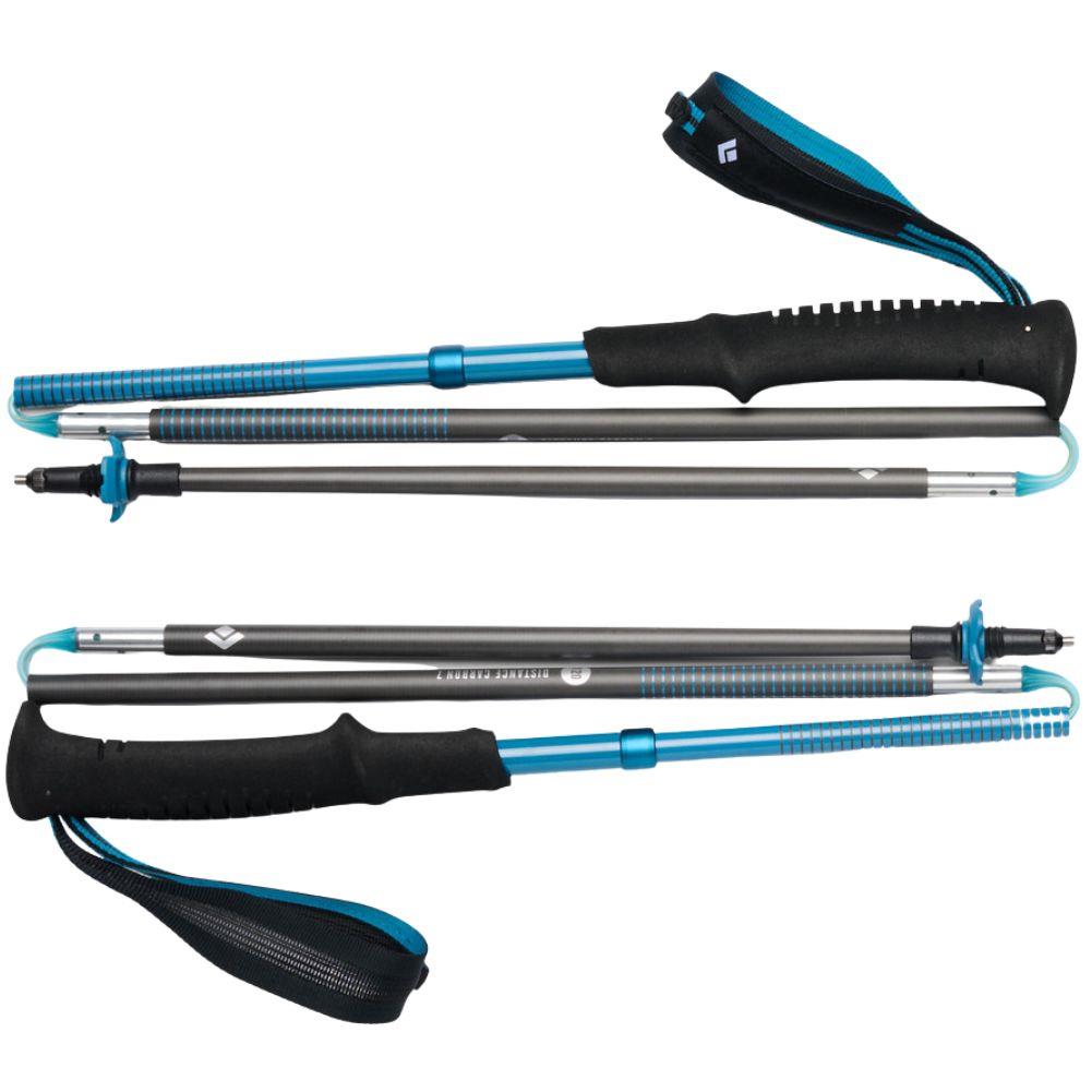 Black Diamond Distance Carbon Z Poles 120cm (Desert Sky) folded
