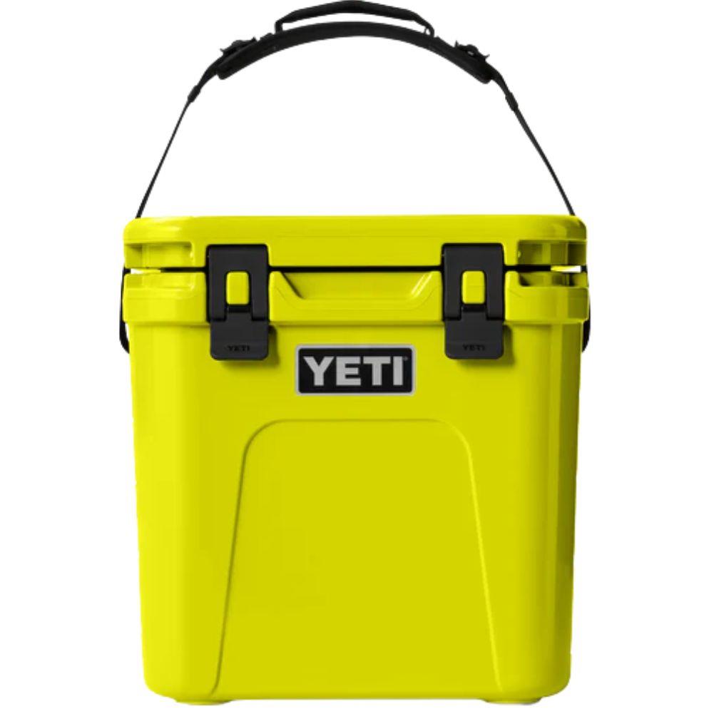 Yeti Roadie 24 Cool Box 2.0 (Firefly Yellow) front handle up