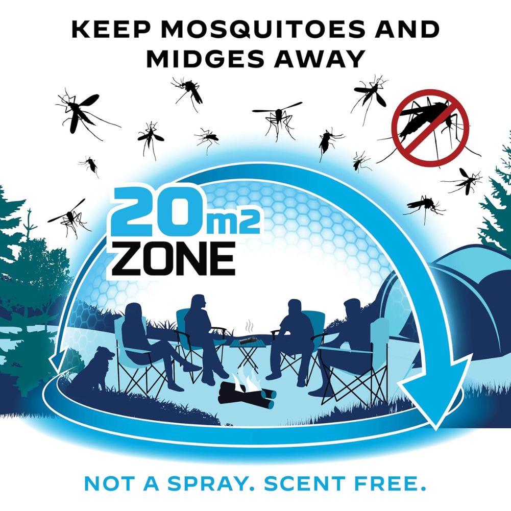 Thermacell MR300 Mosquito &amp; Midge Repeller (Olive) 20m