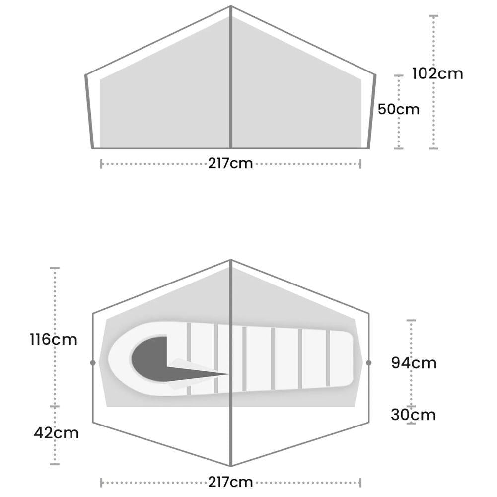 Terra Nova Laser Lite AS Tent diagram