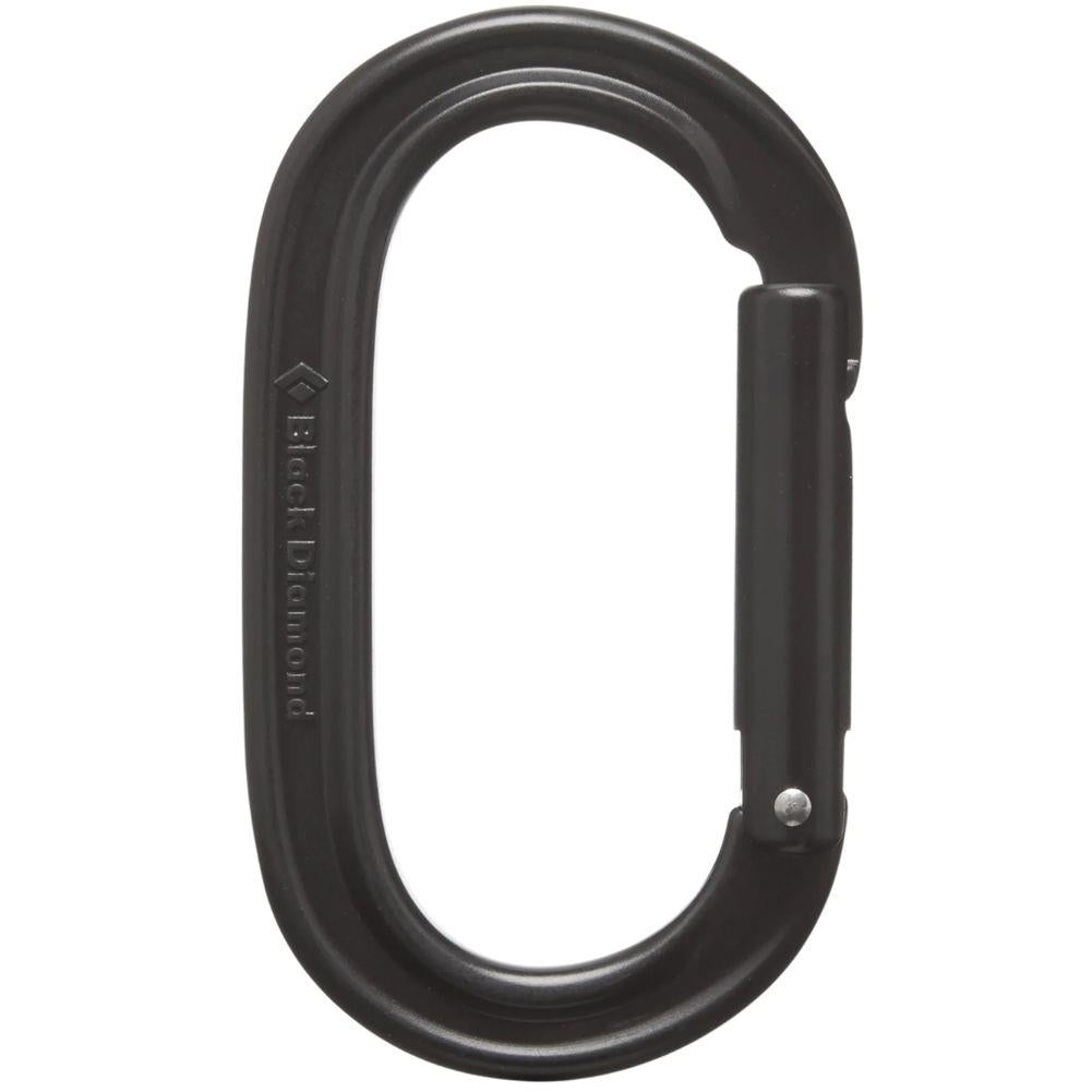 Black Diamond Oval Keylock Carabiner (Black)