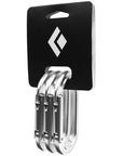 Black Diamond Oval Keylock Carabiner 3-Pack