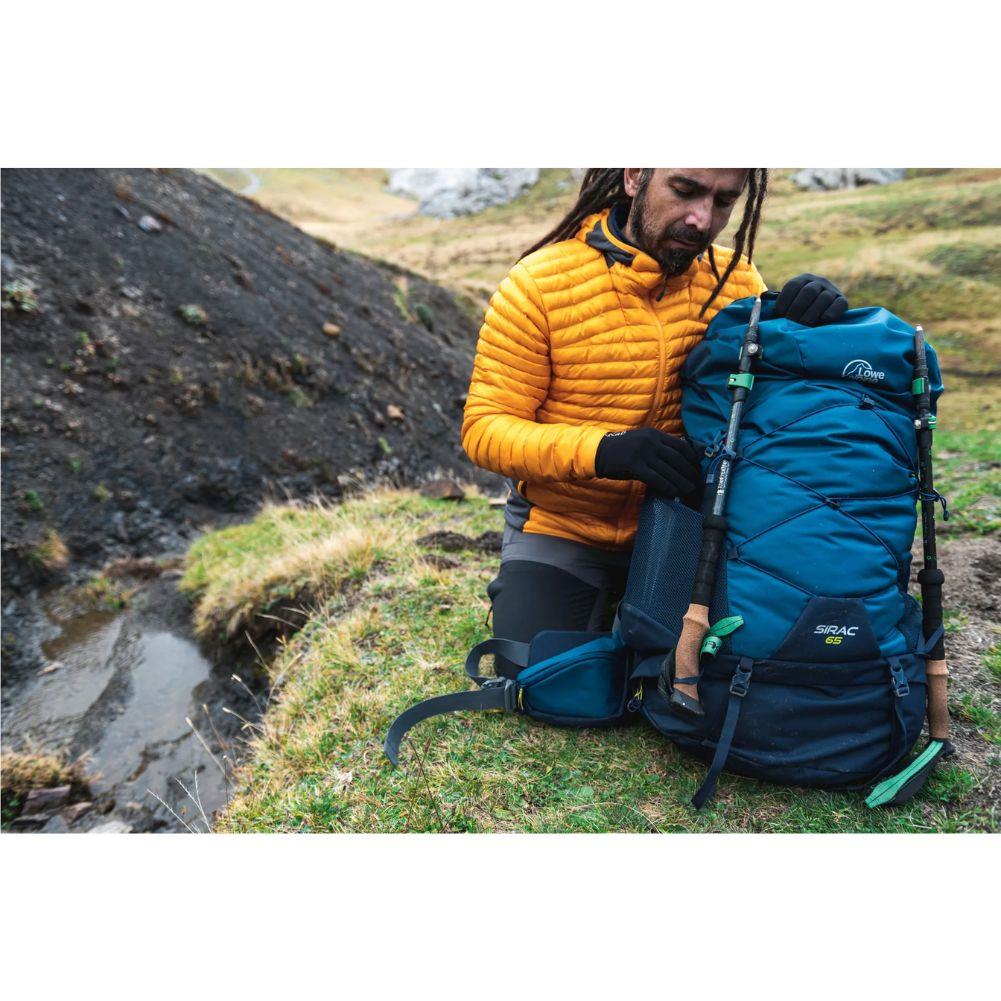 Lowe Alpine Sirac 65L Trekking Pack (Deep Ink/Ink) packing