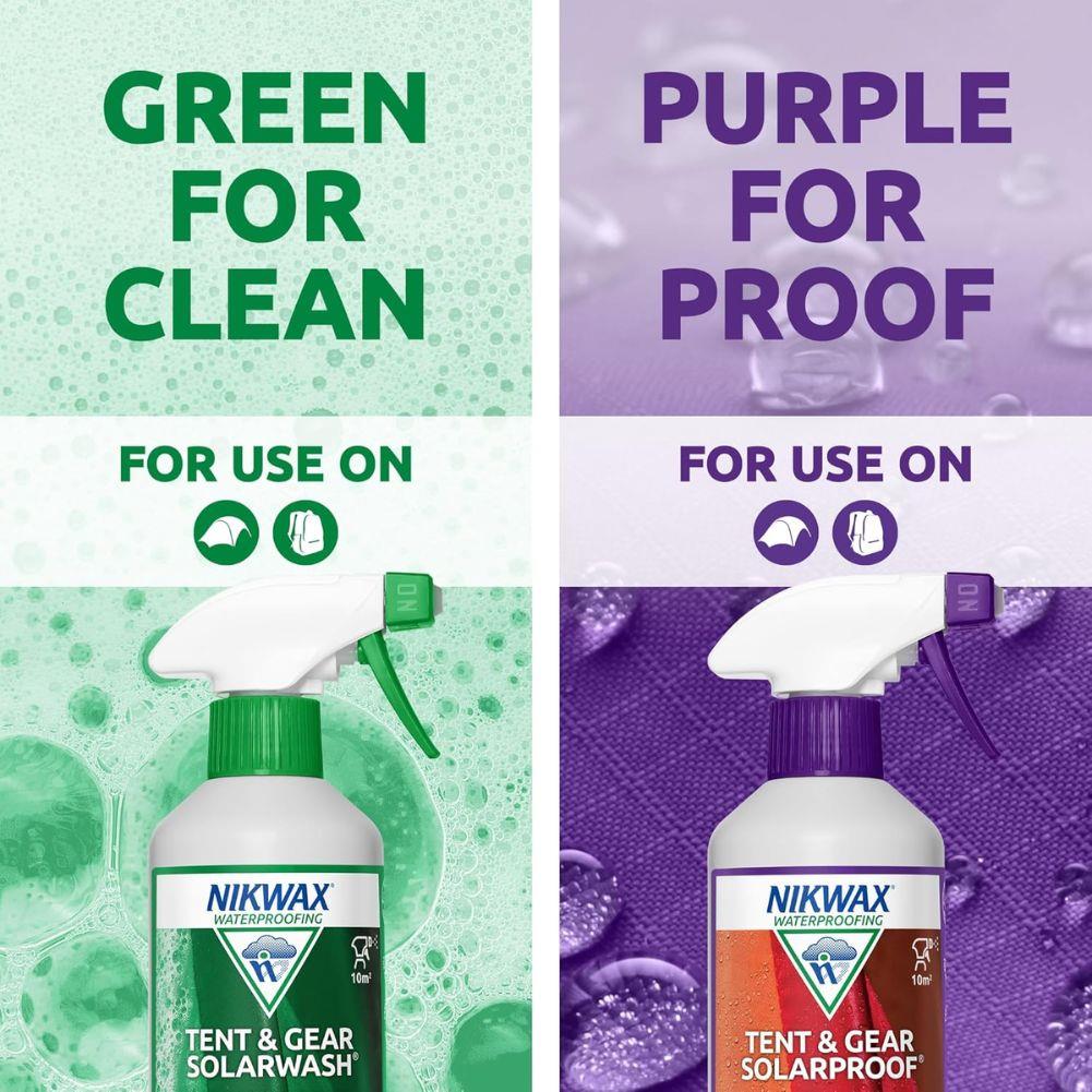 Nikwax Twin Solarwash/Solar Proof 500ml green