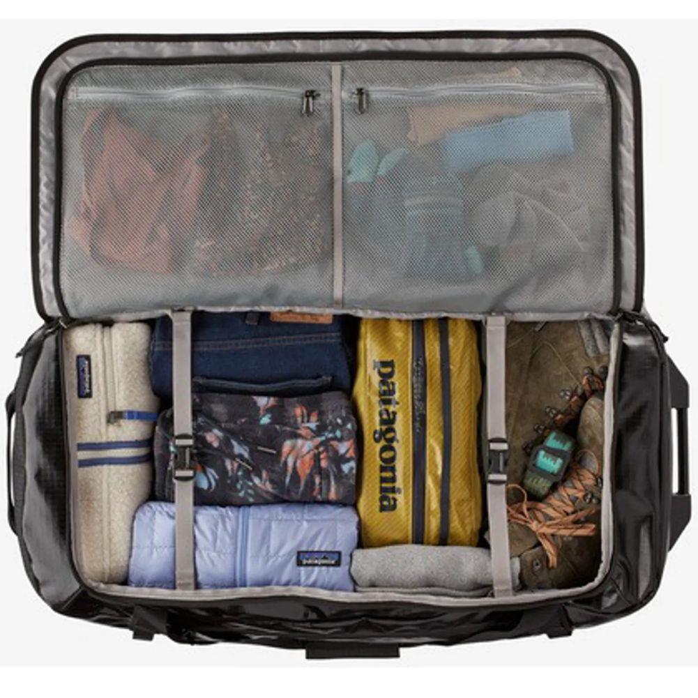 Patagonia Black Hole Wheeled Duffel 100L (Black) packed