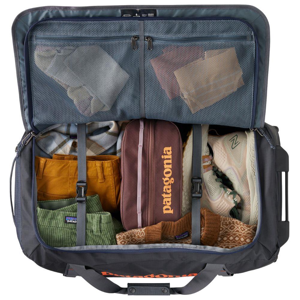 Patagonia Black Hole Wheeled Duffel 70L (Black) packed