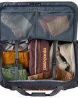 Patagonia Black Hole Wheeled Duffel 70L (Black) packed