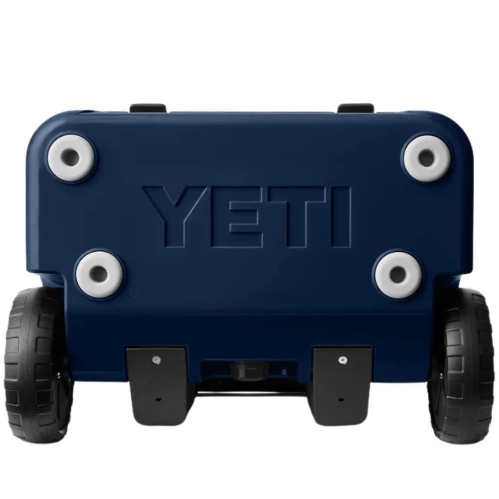 Yeti Roadie 32 Wheeled Cool Box (Navy) bottom wheels