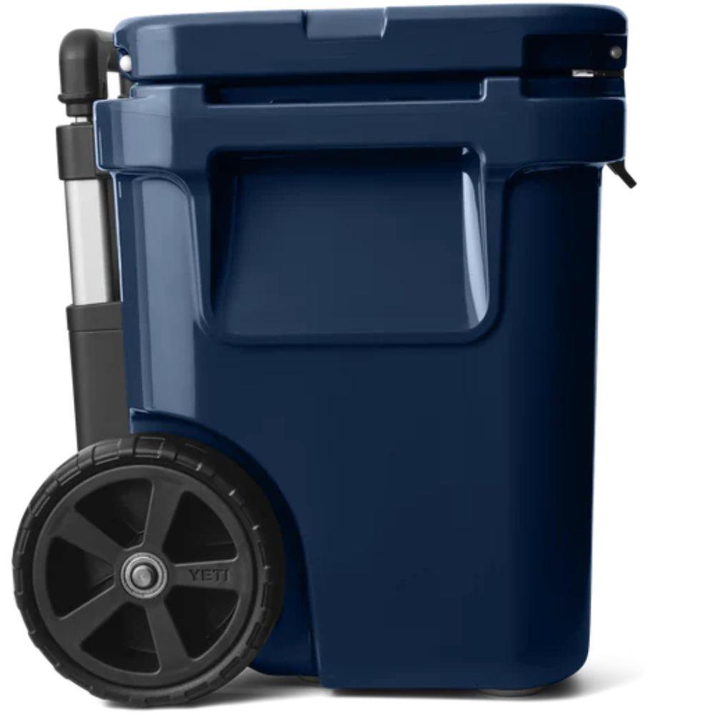 Yeti Roadie 32 Wheeled Cool Box (Navy) side view