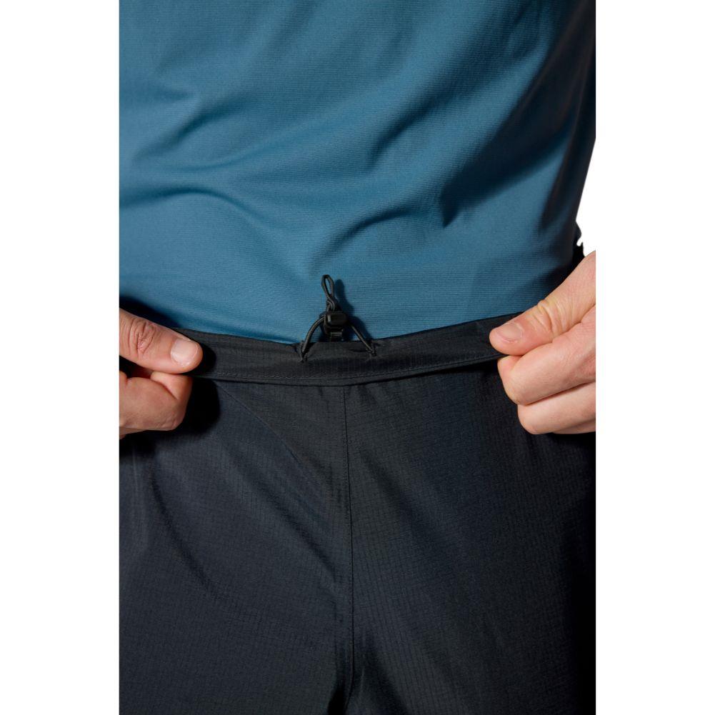 Rab Men&#39;s Downpour Mountain Waterproof Pants - Regular (Black) helm