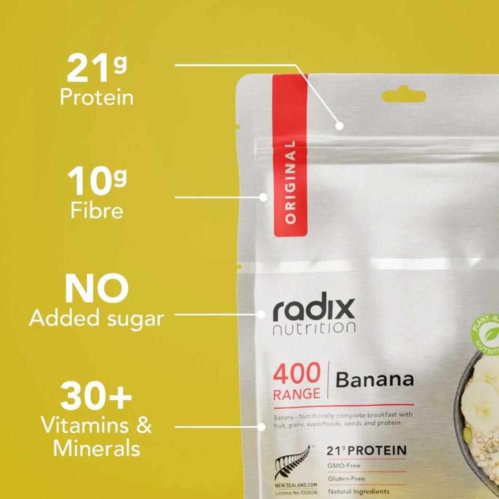 Radix Nutrition Original Breakfast v9.0 - 400Kcal (Banana) info