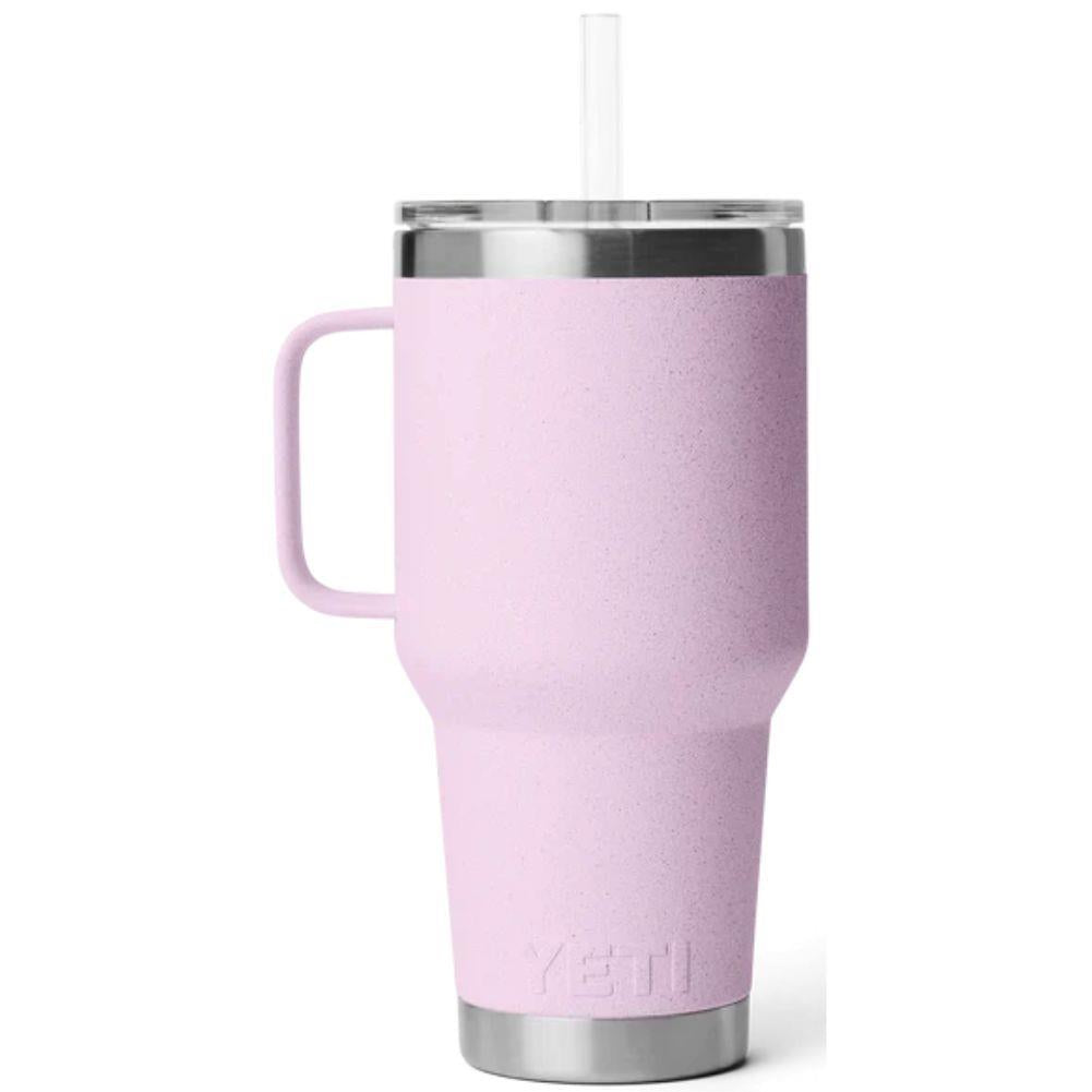 Yeti Rambler 35 OZ (994 ML) Straw Mug (Cherry Blossom) back