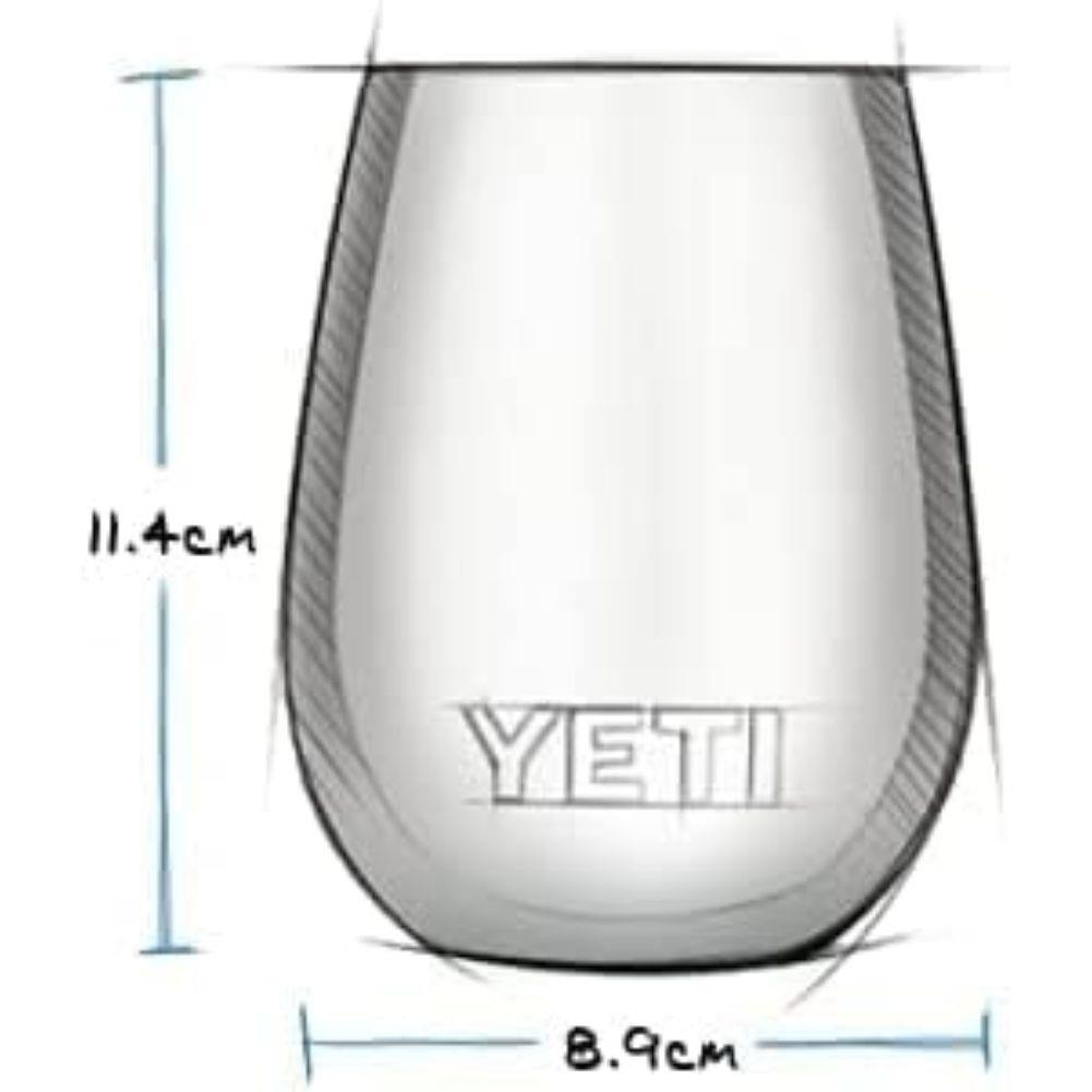Yeti Rambler 10 oz (296 ml) Wine Tumbler (Black Forest Green)