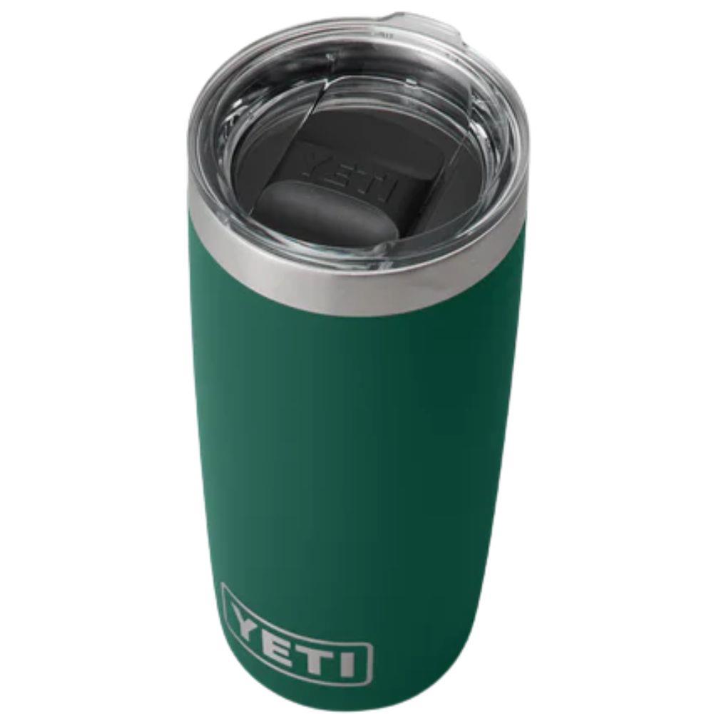 Yeti Rambler 10 OZ Tumbler (Black Forest Green) top
