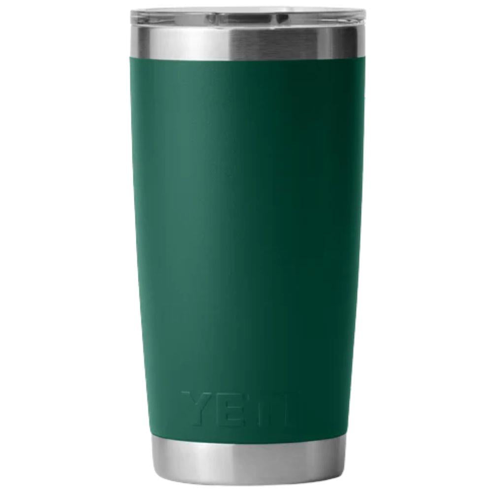 YETI Rambler 20 oz (591 ml) Tumbler (Black Forest Green) back