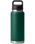 Yeti Rambler 36 oz (1065 ml) Bottle With Chug Cap (Black Forest Green) back