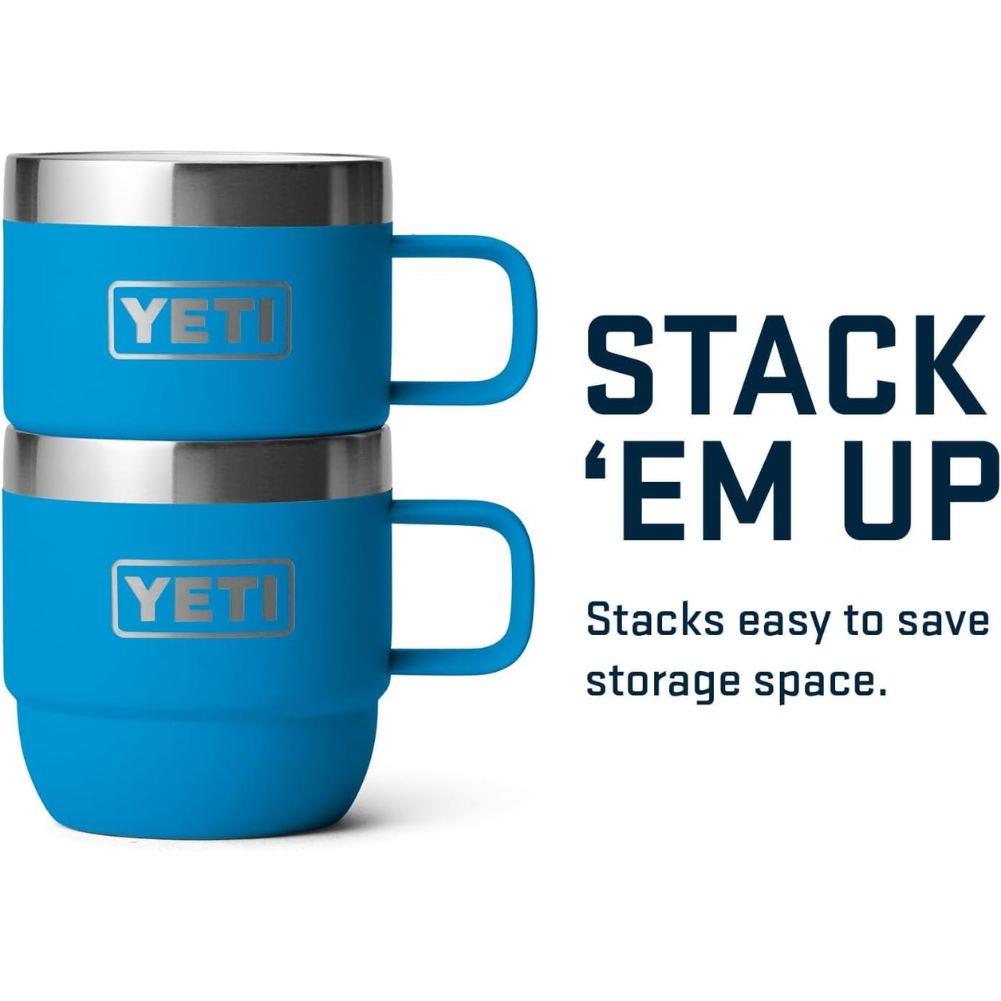 YETI Rambler 6 OZ Stackable Mug 2 Pack (Black Forest Green)