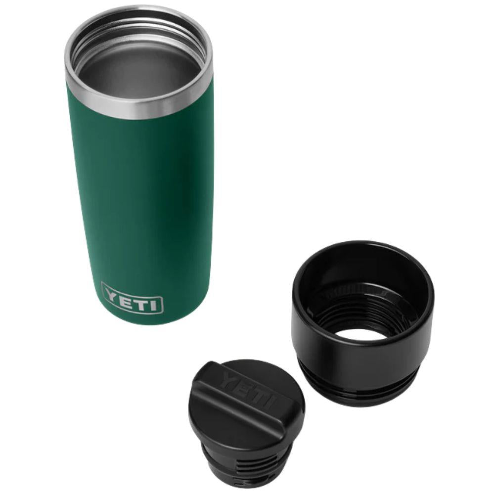 Yeti Rambler 16 oz (473 ml) Travel Bottle/Commuter Cap (Black Forest Green) lid off