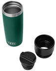 Yeti Rambler 16 oz (473 ml) Travel Bottle/Commuter Cap (Black Forest Green) lid off