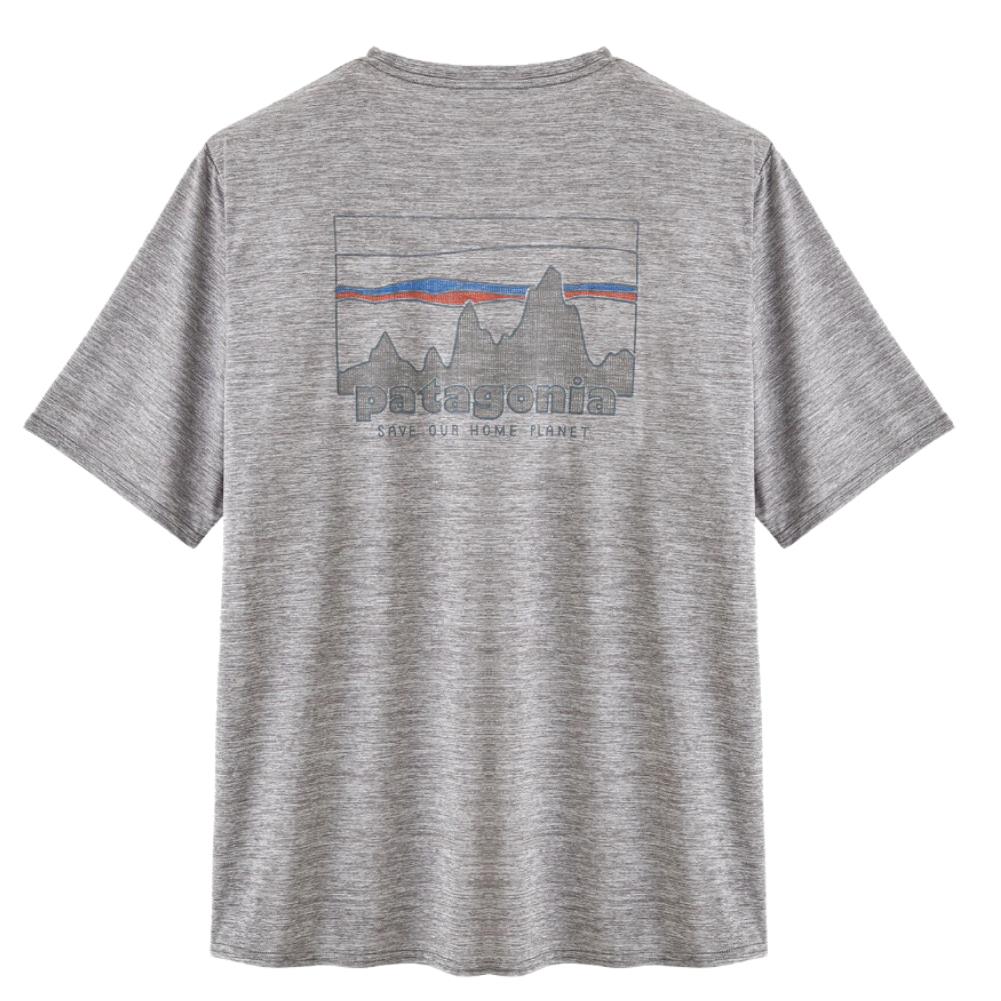 Patagonia Men's Capilene Cool Daily Graphic Shirt ('73 Skyline: Feather Grey) back