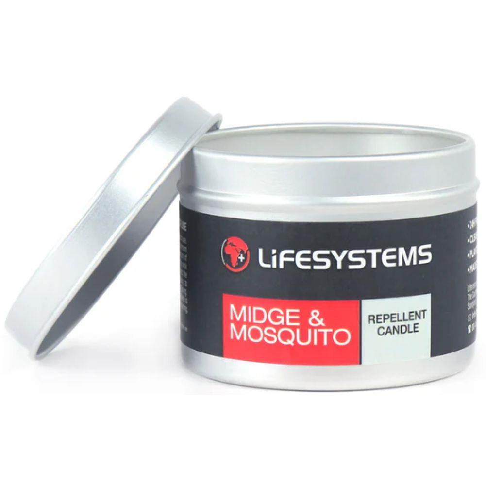 Lifesystems Midge & Mosquito Repellent Candle lid off side
