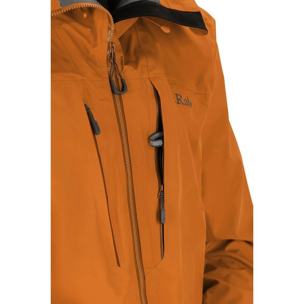 Rab Men&#39;s Latok Alpine GORE-TEX Pro Jacket (Marmalade) breast pocket