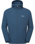 Rab Men's Borealis Hooded Softshell Jacket (Tempest Blue)