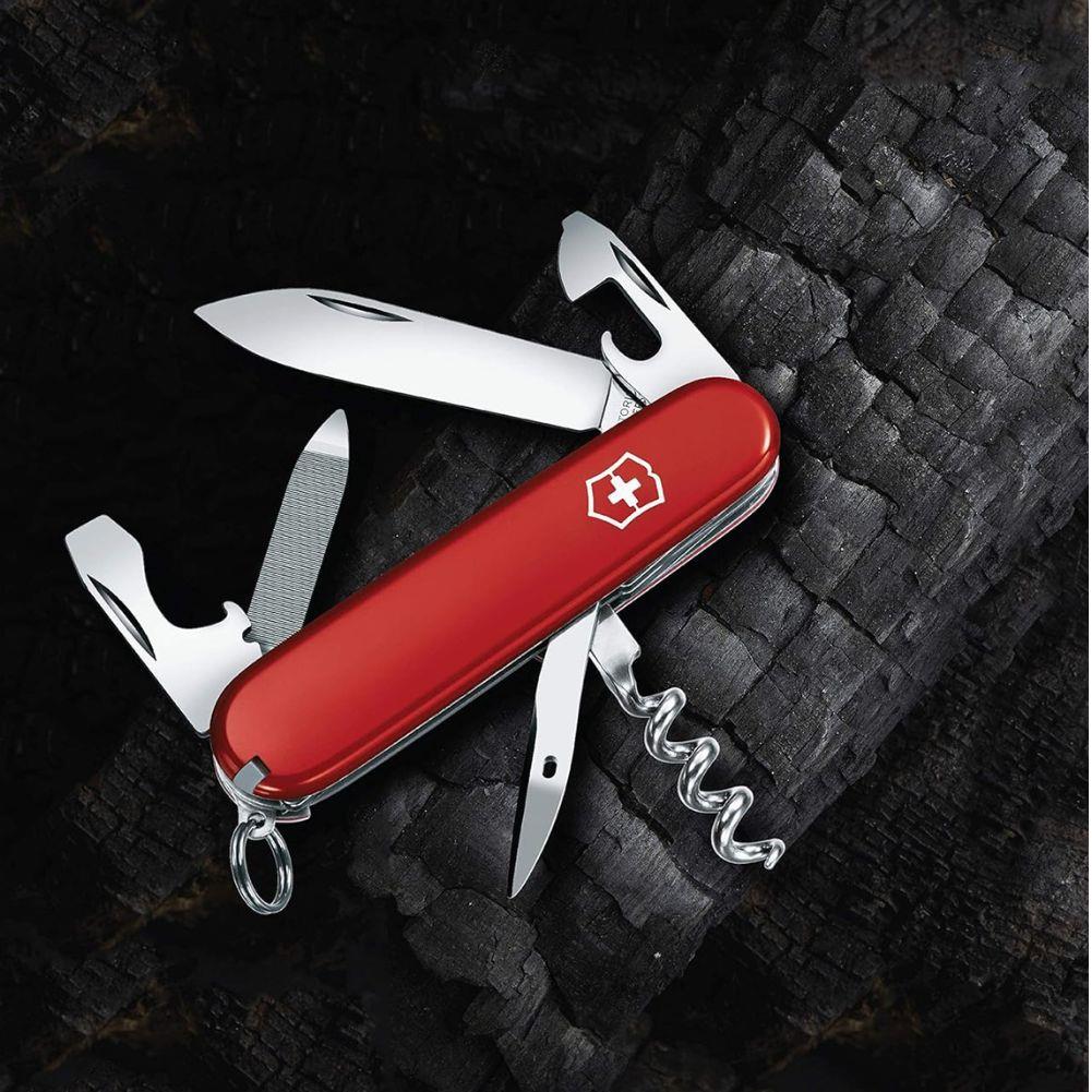 Victorinox Sportsman Swiss Army Knife wood