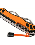 Victorinox Hunter XT Grip Swiss Army Pocket Knife on its side