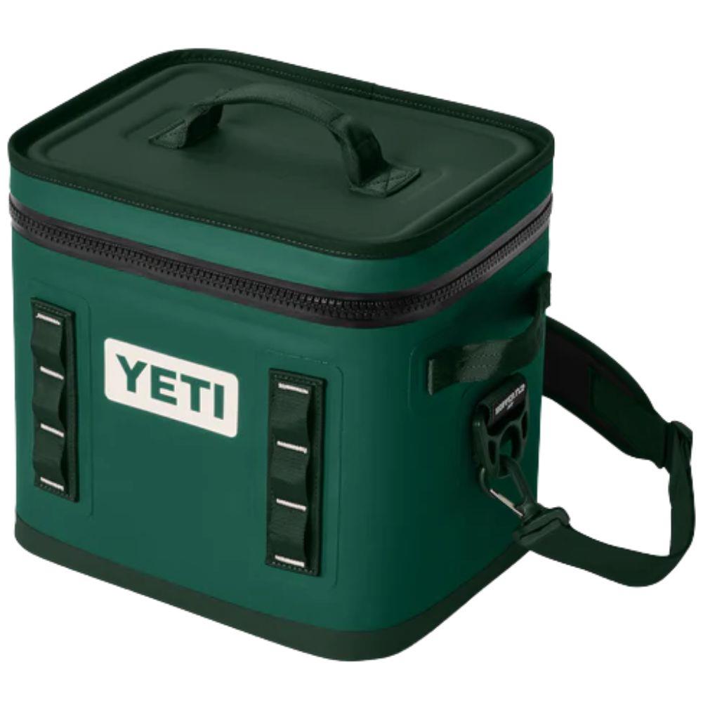 Yeti Hopper Flip 12 Soft Cooler (Black Forest Green) angle