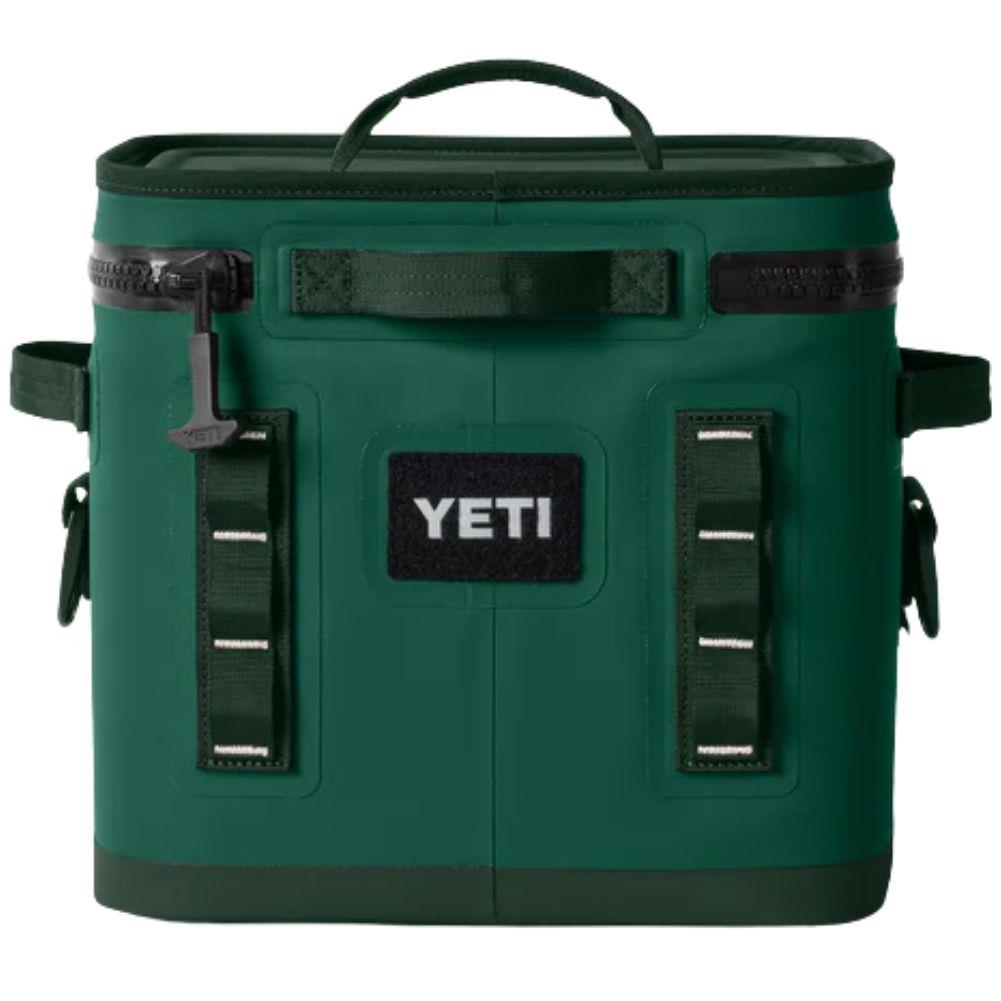 Yeti Hopper Flip 12 Soft Cooler (Black Forest Green) back