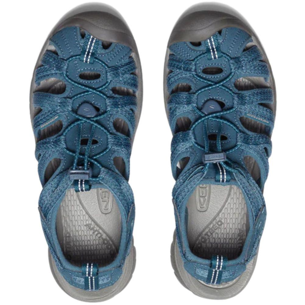 Keen Women&#39;s Whisper Sandal (Smokey Blue) top view
