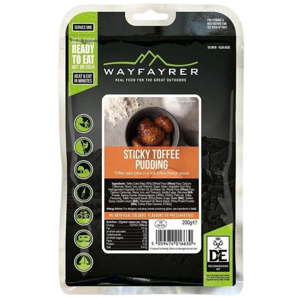 Wayfayrer Sticky Toffee Pudding - Outdoor Camping Ready to Eat Meal Pouch