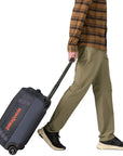 Patagonia Black Hole Wheeled Duffel 40L (Smolder Blue) walking