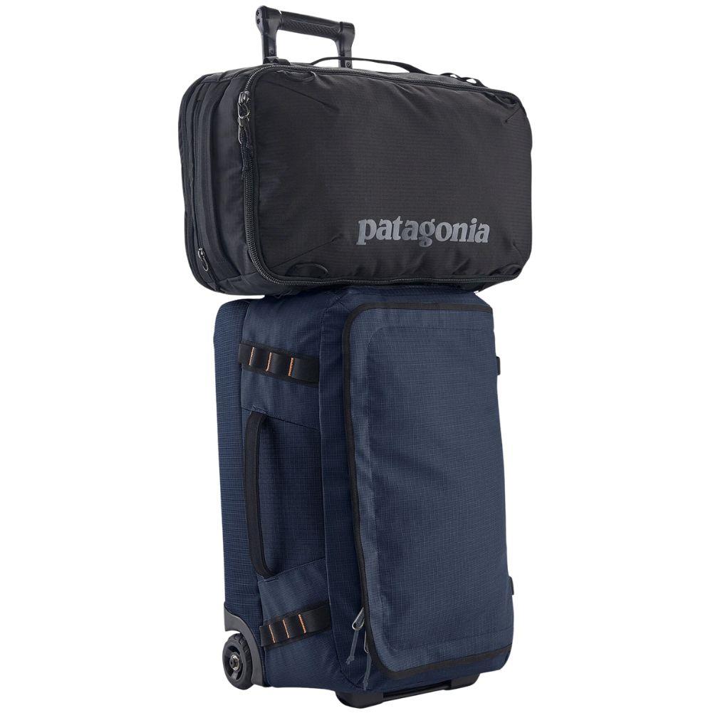 Patagonia Black Hole Wheeled Duffel 40L (Smolder Blue) on top