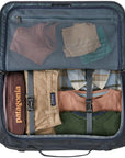 Patagonia Black Hole Wheeled Duffel 40L (Smolder Blue) in side