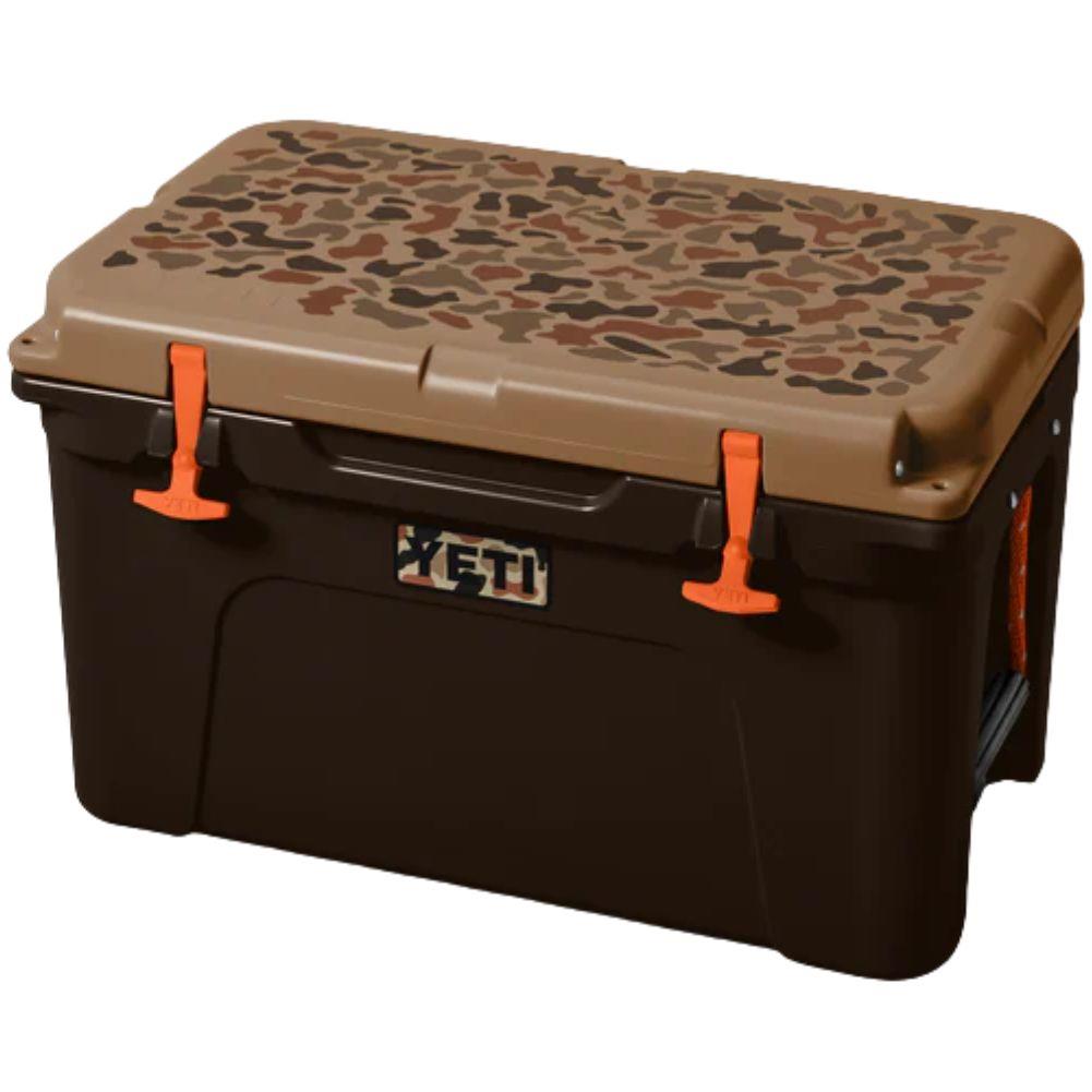 Yeti Tundra 45 Cool Box (Wetlands Camo) top angle