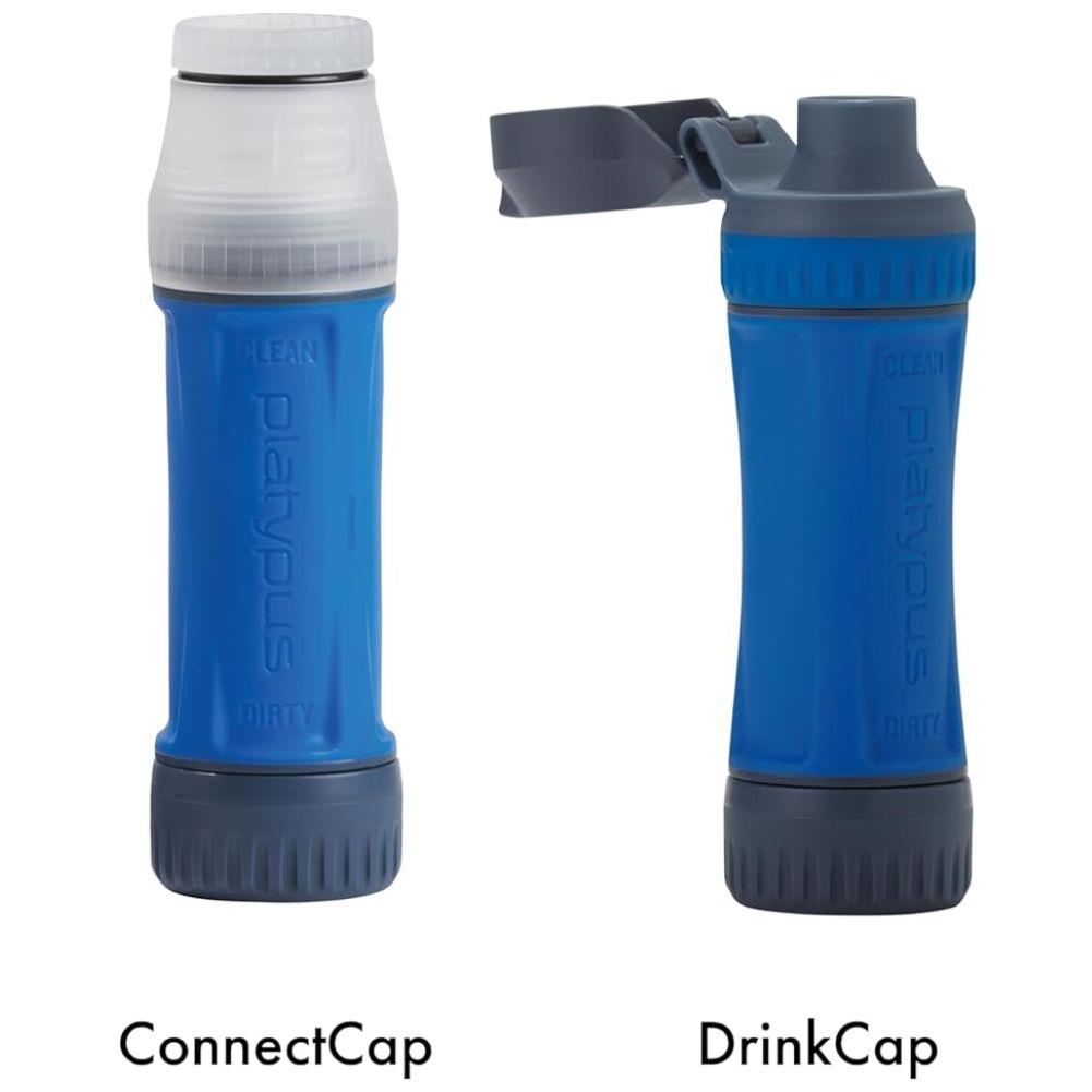 Platypus QuickDraw 1L Filter System cap on cap off