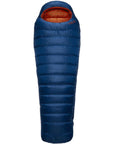 Rab Ascent 700 Down Sleeping Bag - Wide Long Left Zip (Ink)