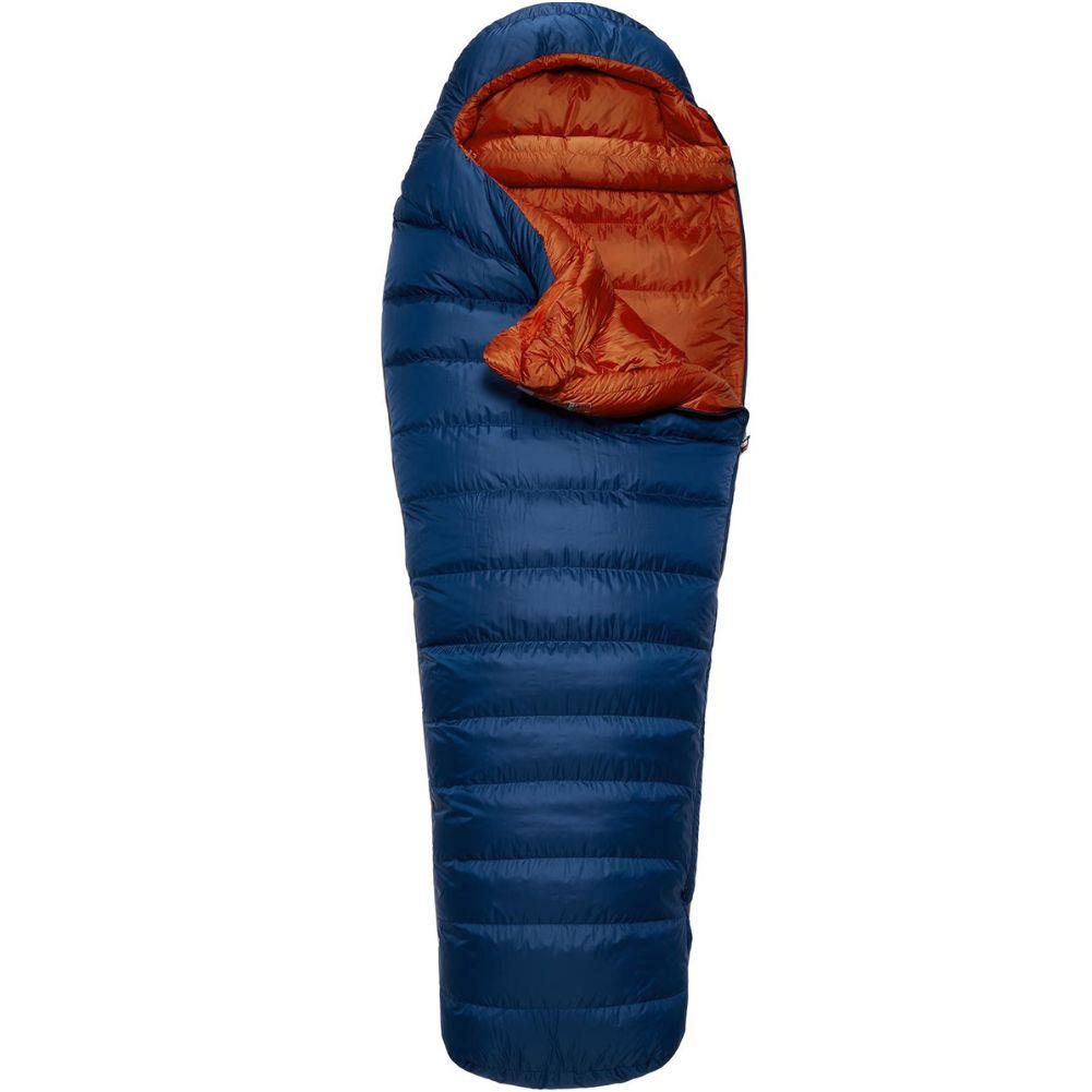 Rab Ascent 700 Down Sleeping Bag - Wide Long Left Zip (Ink) slight open