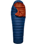 Rab Ascent 700 Down Sleeping Bag - Wide Long Left Zip (Ink) slight open