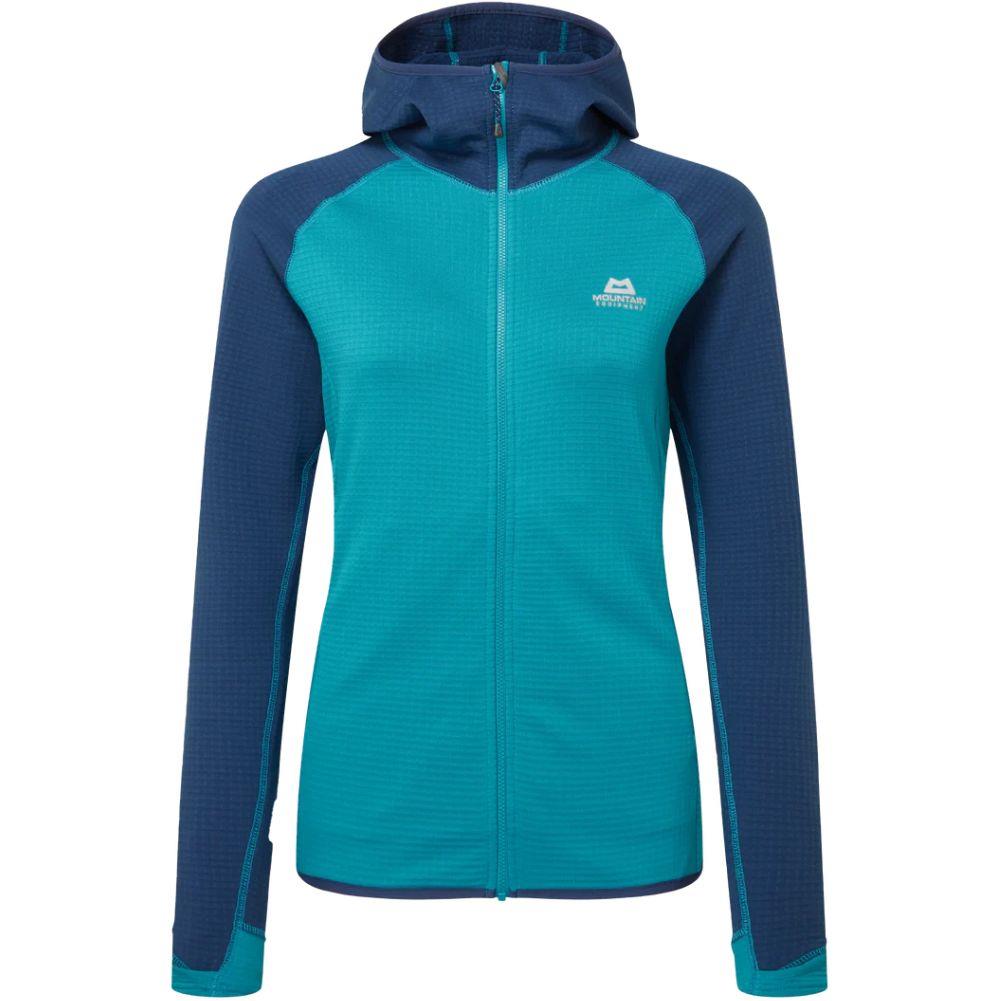 Mountain Equipment Women&#39;s Eclipse Hooded Jacket (Topaz/Medieval)