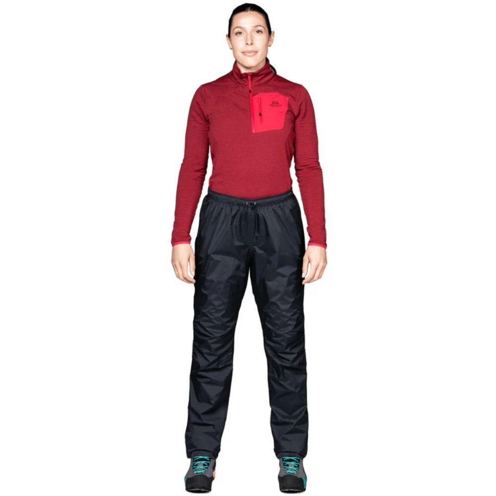 Mountain Equipment Women&#39;s  Zeno FZ Waterproof Pant model full front
