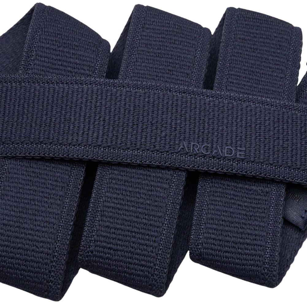 Arcade Atlas Slim Belt (Navy) fabric