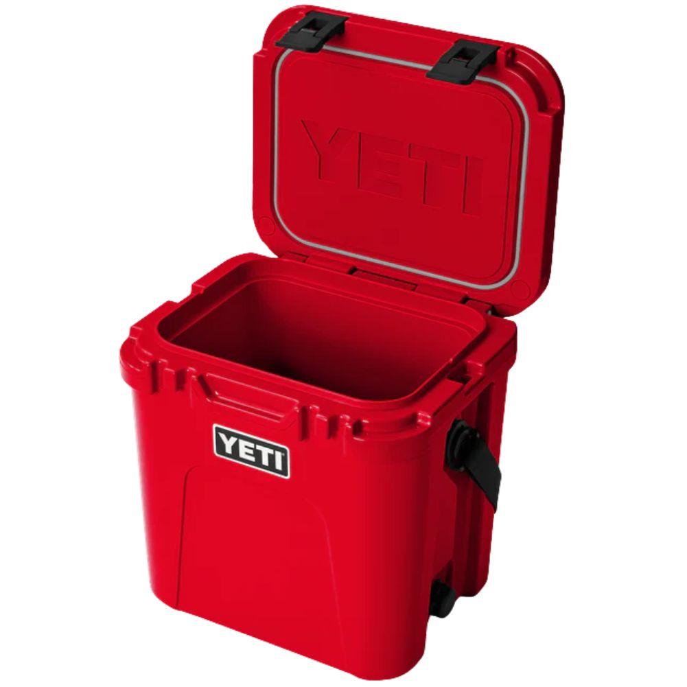 Yeti Roadie 24 Cool Box 2.0 (Rescue Red) open
