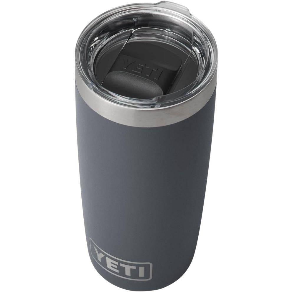Yeti Rambler 10 oz (295 ml) Tumbler (Charcoal) top angle