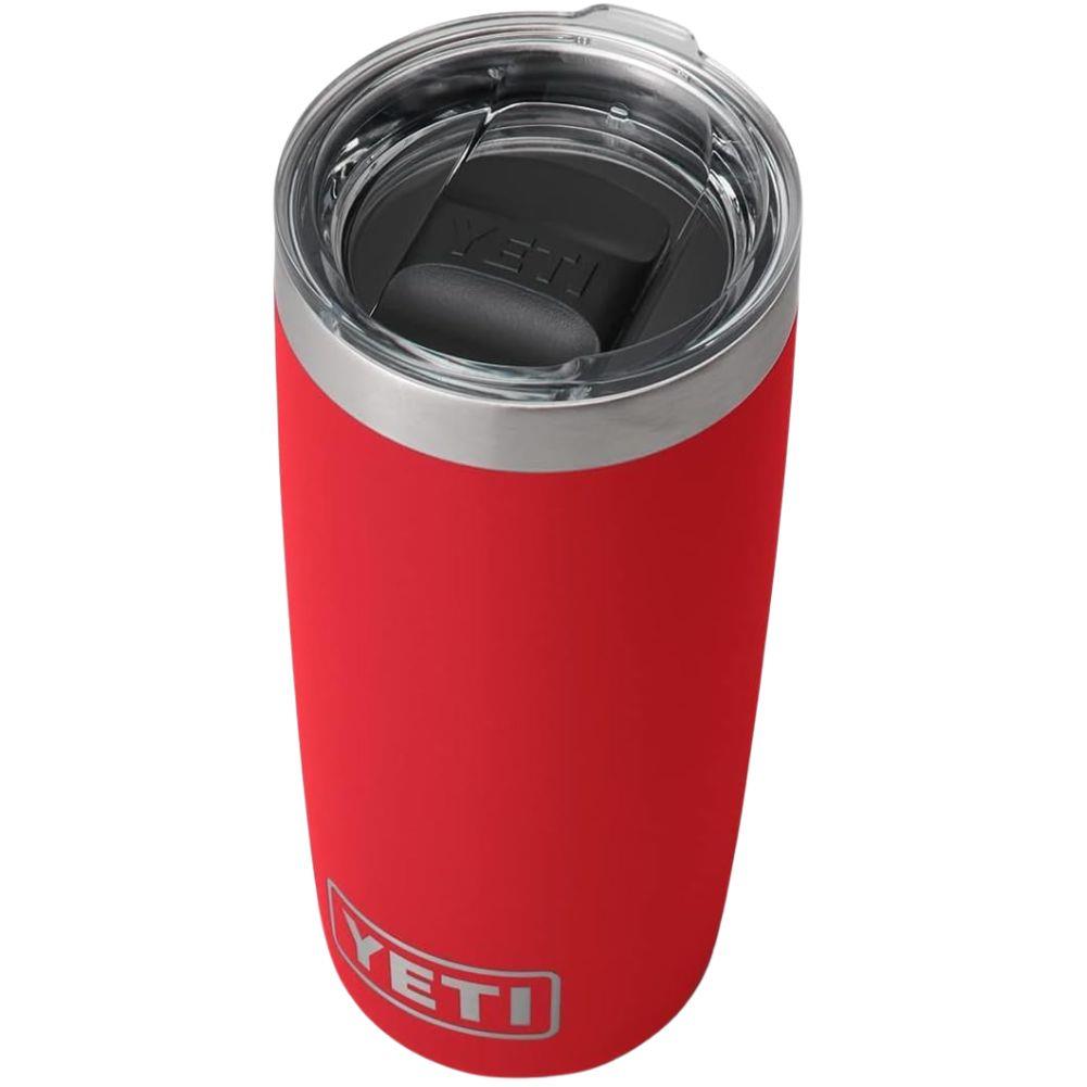 Yeti Rambler 10 oz (295 ml) Tumbler (Rescue Red) corner