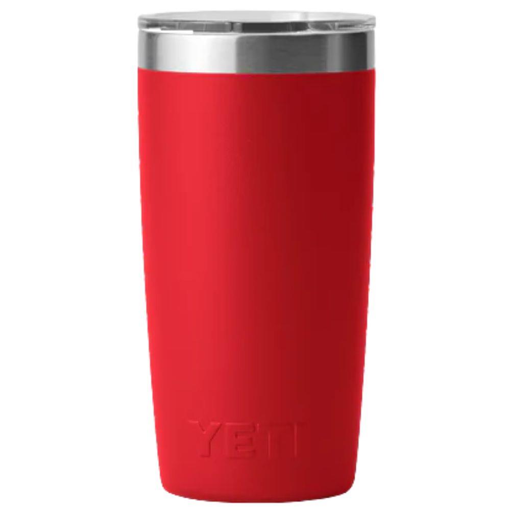 Yeti Rambler 10 oz (295 ml) Tumbler (Rescue Red) back view