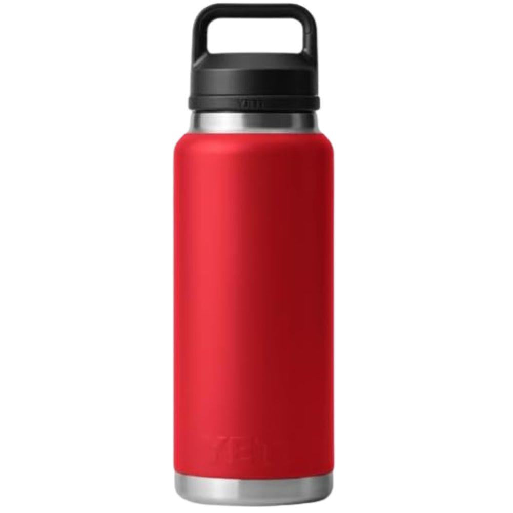 Yeti Rambler 36 oz (1065 ml) Bottle With Chug Cap (Rescue Red) back