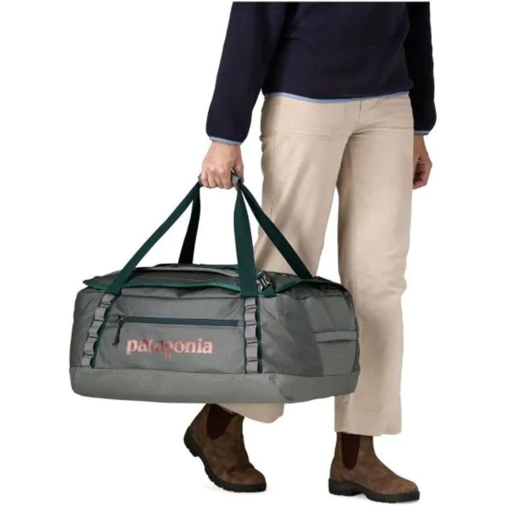 Patagonia Black Hole 55L Duffel Bag (Noble Grey) walking